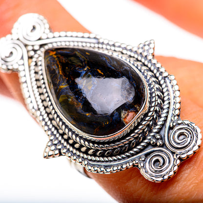 Pietersite Rings handcrafted by Ana Silver Co - RING132913