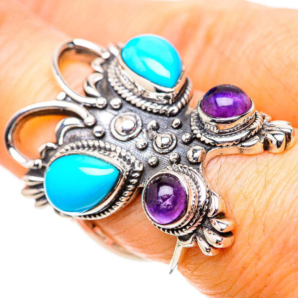 Larimar Rings handcrafted by Ana Silver Co - RING132917