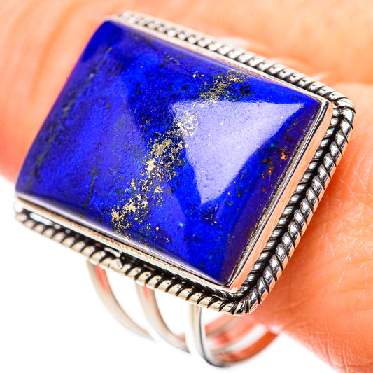 Lapis Lazuli Rings handcrafted by Ana Silver Co - RING132928