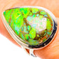 Green Copper Composite Turquoise Rings handcrafted by Ana Silver Co - RING132936
