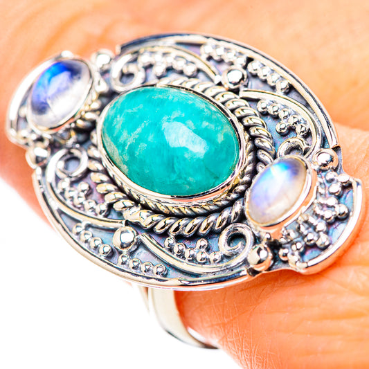 Amazonite Rings handcrafted by Ana Silver Co - RING132937