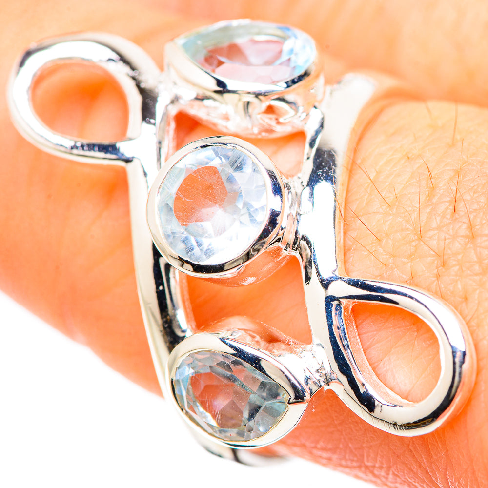 Blue Topaz Rings handcrafted by Ana Silver Co - RING132966