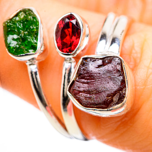 Garnet Rings handcrafted by Ana Silver Co - RING132977