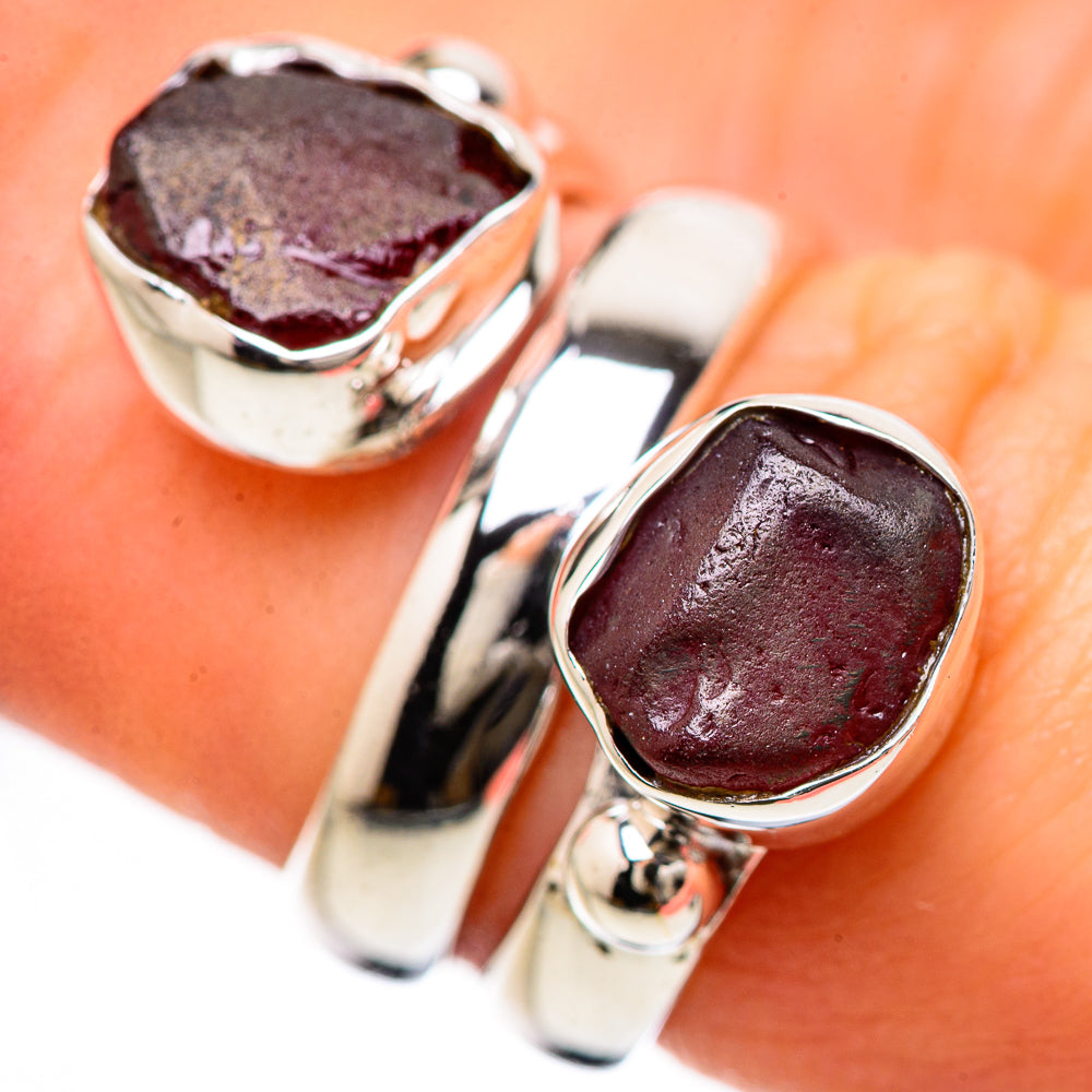 Garnet Rings handcrafted by Ana Silver Co - RING132978