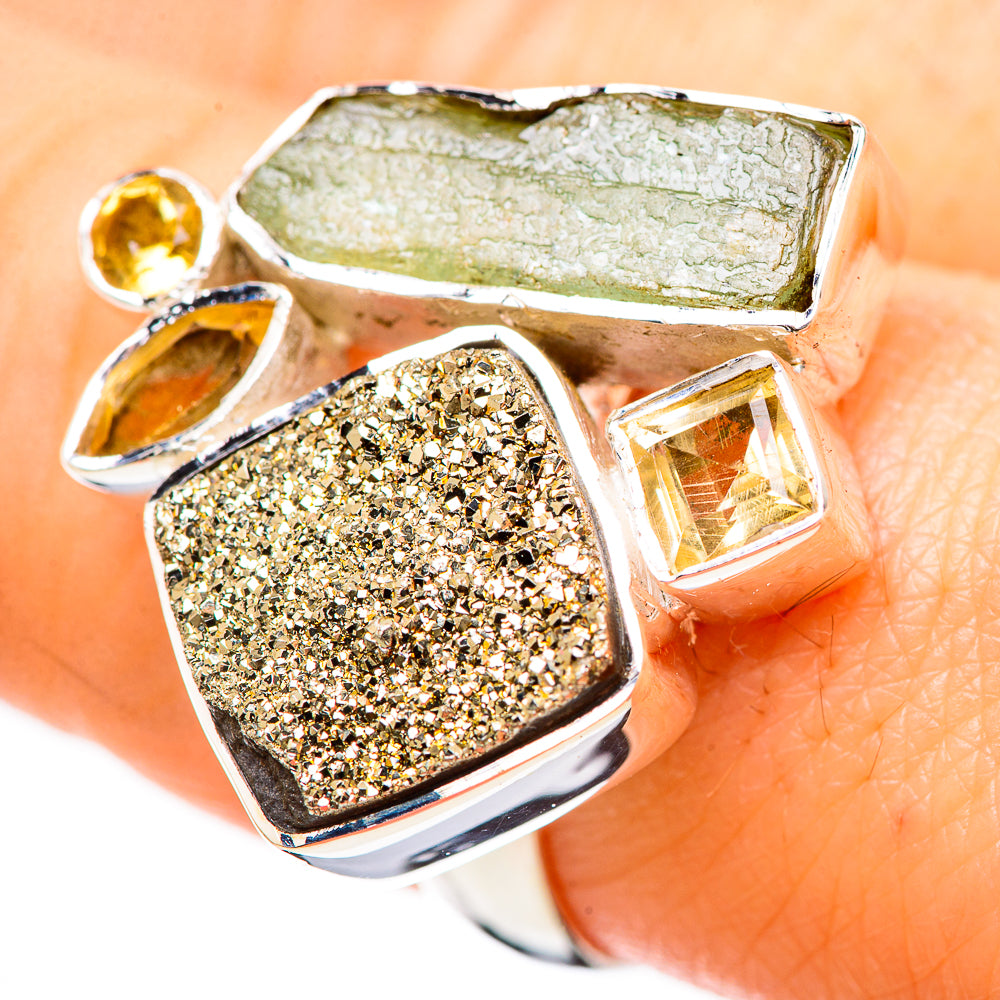 Metallic Druzy Rings handcrafted by Ana Silver Co - RING132985