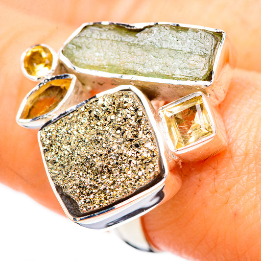 Metallic Druzy Rings handcrafted by Ana Silver Co - RING132985