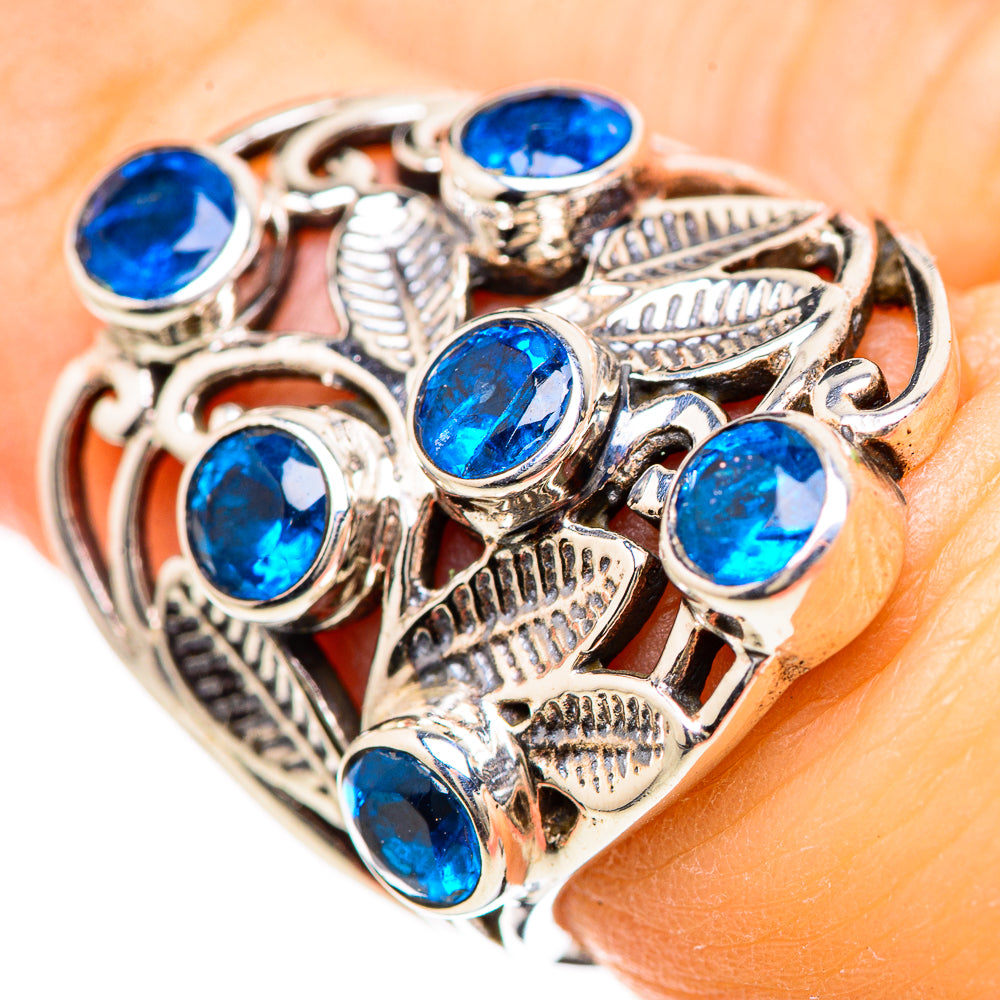 Swiss Blue Topaz Rings handcrafted by Ana Silver Co - RING132992
