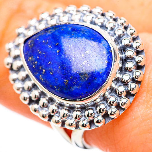 Lapis Lazuli Rings handcrafted by Ana Silver Co - RING132994