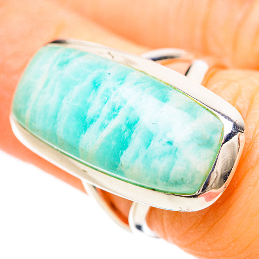 Amazonite Rings handcrafted by Ana Silver Co - RING132997