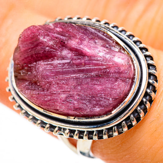 Pink Tourmaline Rings handcrafted by Ana Silver Co - RING133001
