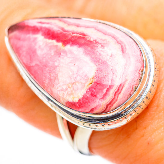Rhodochrosite Rings handcrafted by Ana Silver Co - RING133002