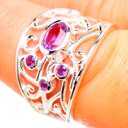 Amethyst Rings handcrafted by Ana Silver Co - RING133005