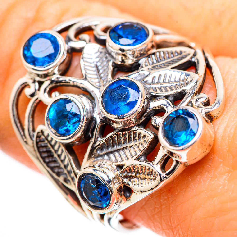 Swiss Blue Topaz Rings handcrafted by Ana Silver Co - RING133018