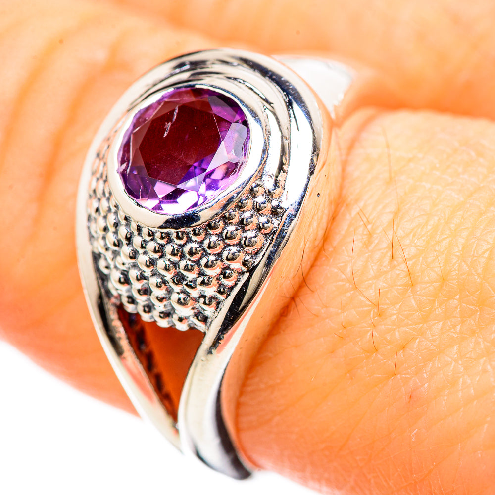 Amethyst Rings handcrafted by Ana Silver Co - RING133030