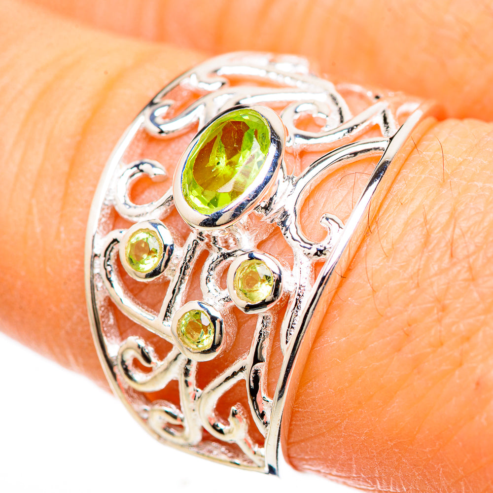 Peridot Rings handcrafted by Ana Silver Co - RING133053