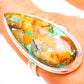 Blue Copper Composite Turquoise Rings handcrafted by Ana Silver Co - RING133070