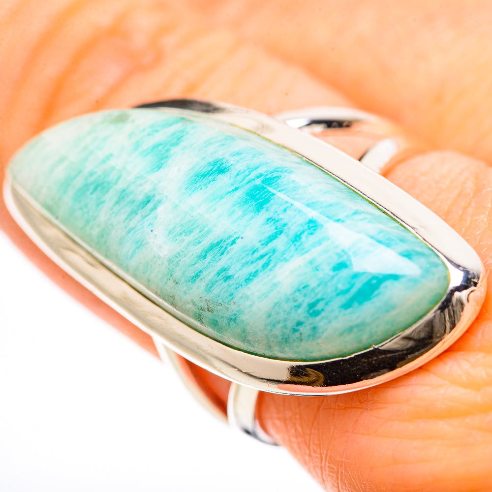 Amazonite Rings handcrafted by Ana Silver Co - RING133088