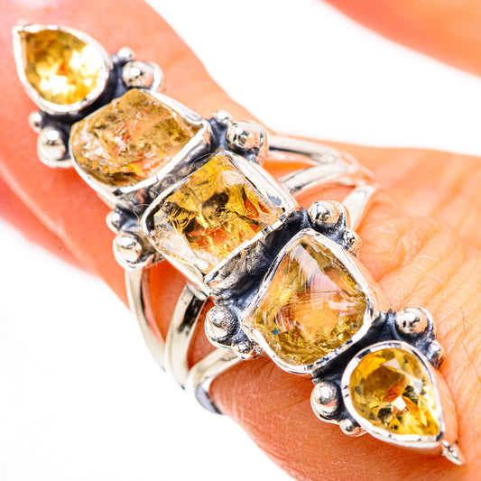 Citrine Rings handcrafted by Ana Silver Co - RING133093