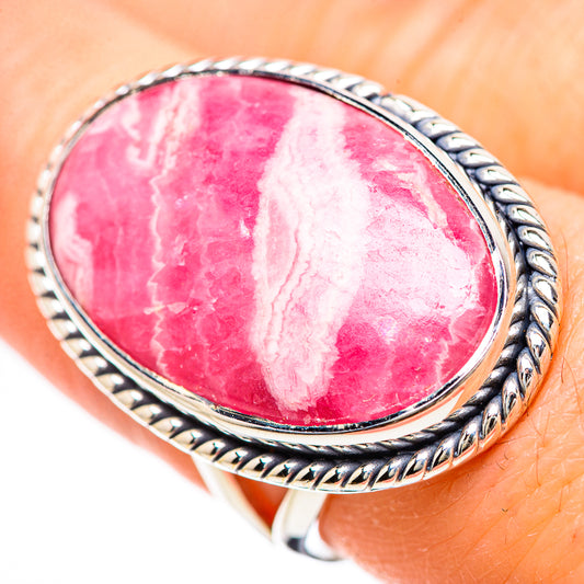 Rhodochrosite Rings handcrafted by Ana Silver Co - RING133094