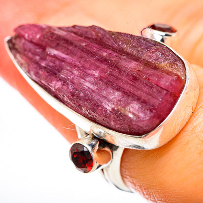 Pink Tourmaline Rings handcrafted by Ana Silver Co - RING133096
