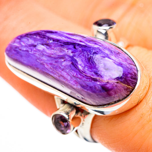 Charoite Rings handcrafted by Ana Silver Co - RING133099