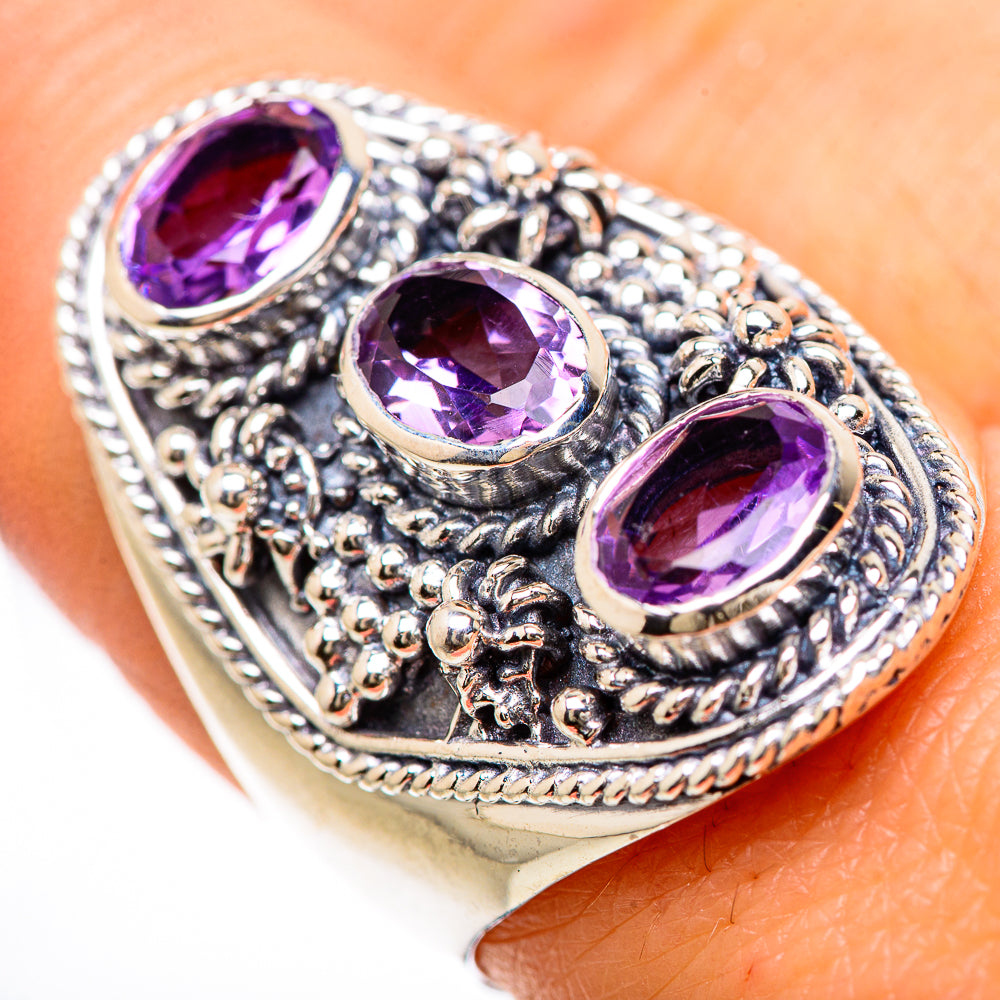 Amethyst Rings handcrafted by Ana Silver Co - RING133101
