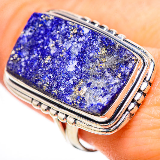 Lapis Lazuli Rings handcrafted by Ana Silver Co - RING133114