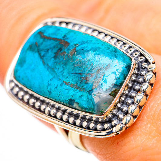 Chrysocolla Rings handcrafted by Ana Silver Co - RING133116