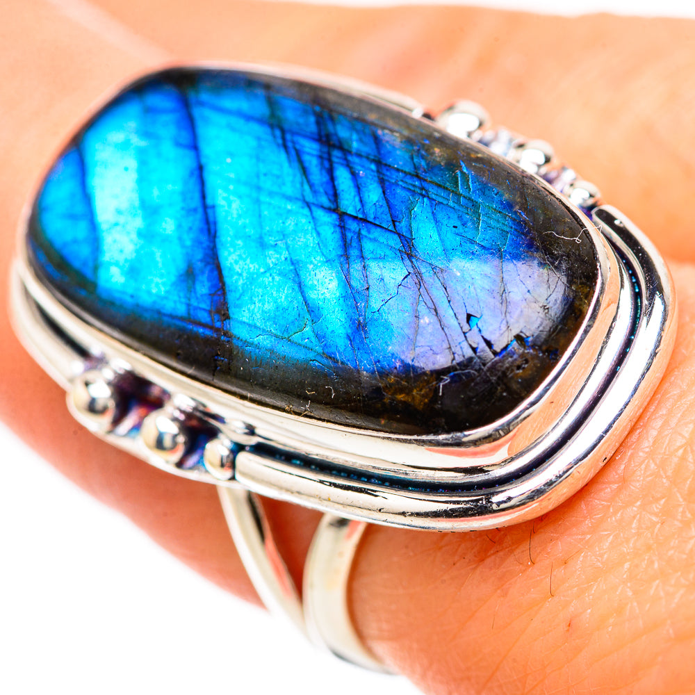 Labradorite Rings handcrafted by Ana Silver Co - RING133118