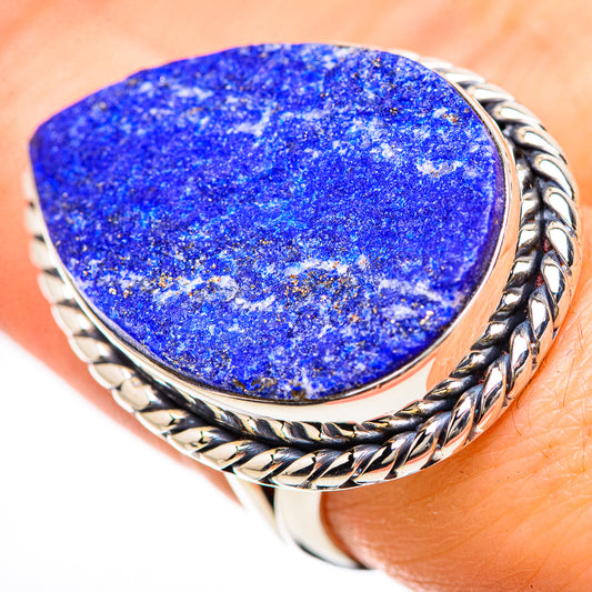 Lapis Lazuli Rings handcrafted by Ana Silver Co - RING133119