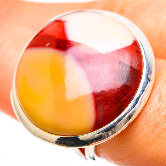 Mookaite Rings handcrafted by Ana Silver Co - RING133125