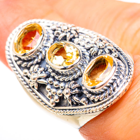 Citrine Rings handcrafted by Ana Silver Co - RING133127