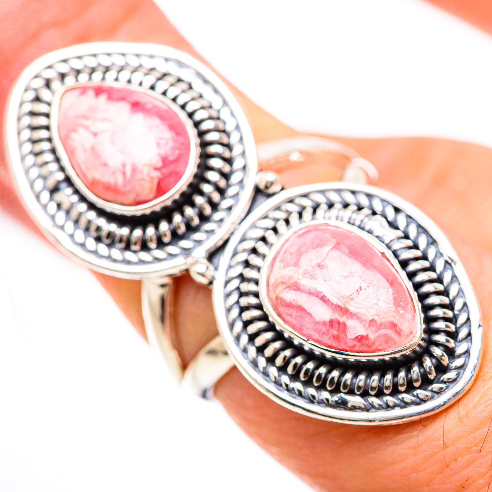 Rhodochrosite Rings handcrafted by Ana Silver Co - RING133129