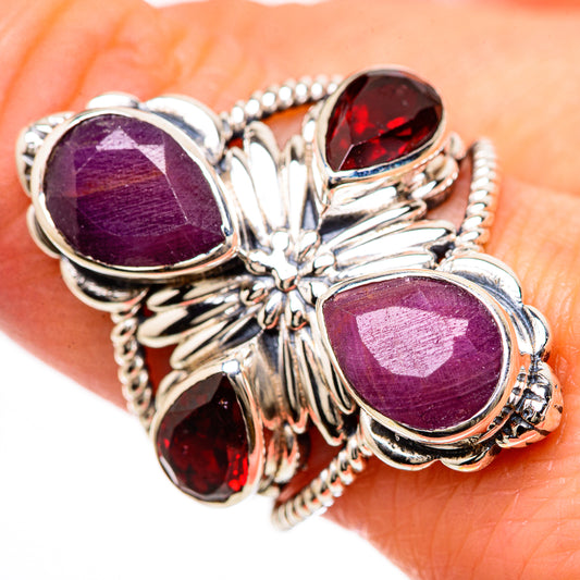 Ruby Rings handcrafted by Ana Silver Co - RING133130