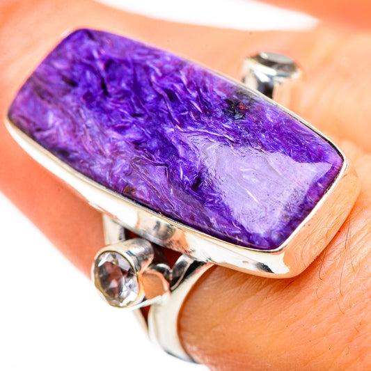 Charoite Rings handcrafted by Ana Silver Co - RING133131