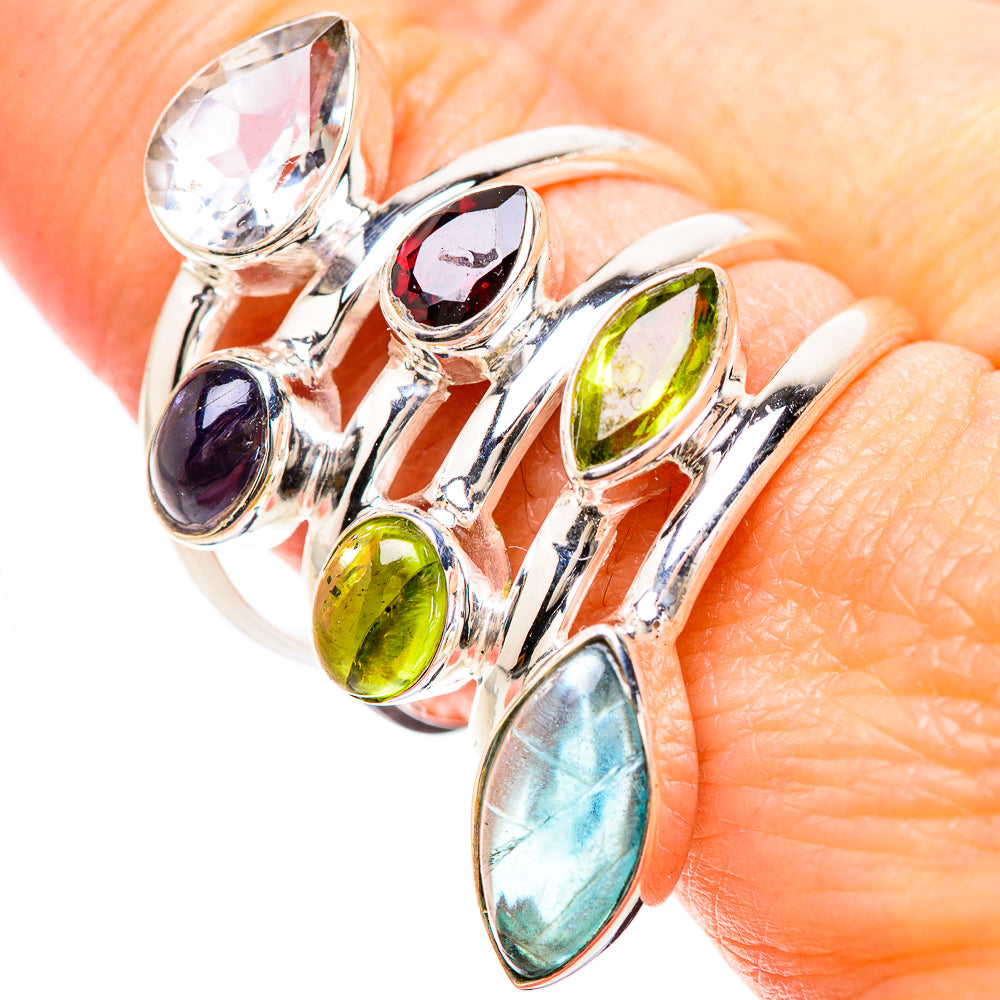 Aquamarine Rings handcrafted by Ana Silver Co - RING133138