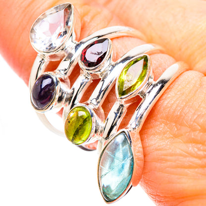 Aquamarine Rings handcrafted by Ana Silver Co - RING133138