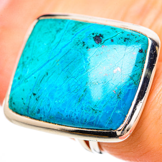 Chrysocolla Rings handcrafted by Ana Silver Co - RING133142