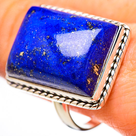 Lapis Lazuli Rings handcrafted by Ana Silver Co - RING133143