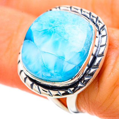 Larimar Rings handcrafted by Ana Silver Co - RING133163