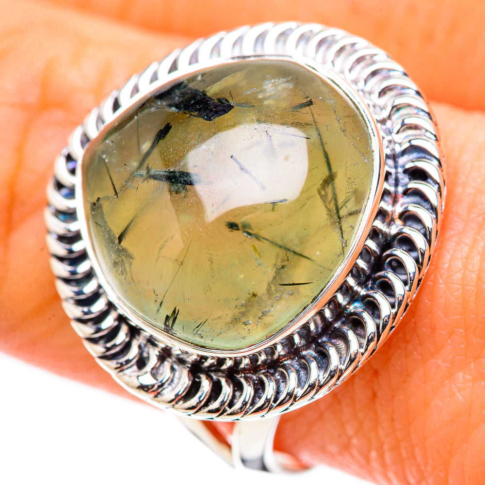 Prehnite Rings handcrafted by Ana Silver Co - RING133167
