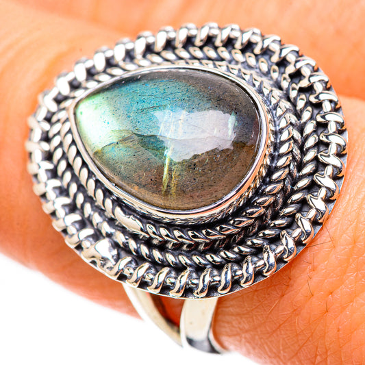 Labradorite Rings handcrafted by Ana Silver Co - RING133168