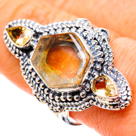 Citrine Rings handcrafted by Ana Silver Co - RING133171