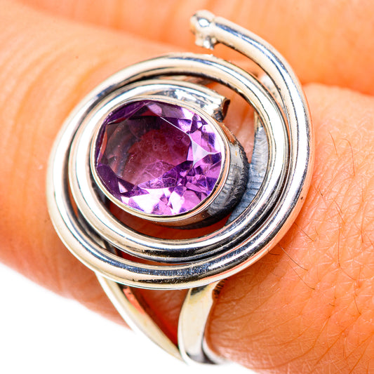 Amethyst Rings handcrafted by Ana Silver Co - RING133178