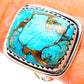 Blue Copper Composite Turquoise Rings handcrafted by Ana Silver Co - RING133191