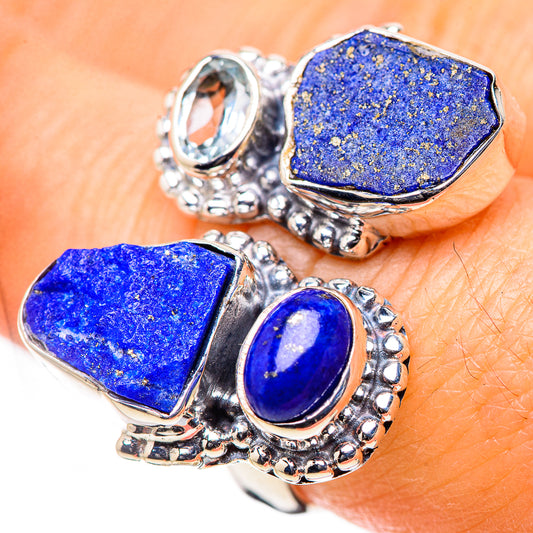 Lapis Lazuli Rings handcrafted by Ana Silver Co - RING133192
