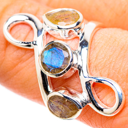 Labradorite Rings handcrafted by Ana Silver Co - RING133193