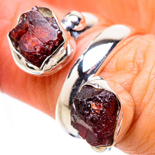 Garnet Rings handcrafted by Ana Silver Co - RING133201