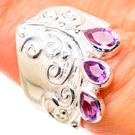 Amethyst Rings handcrafted by Ana Silver Co - RING133203