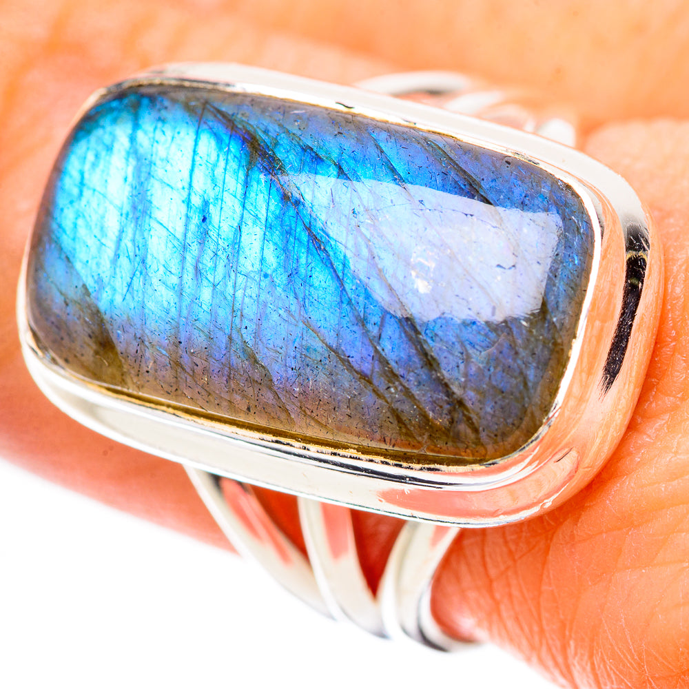 Labradorite Rings handcrafted by Ana Silver Co - RING133218